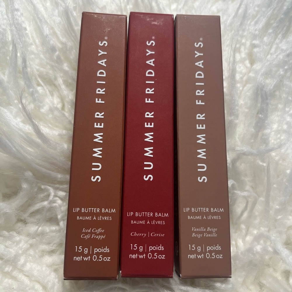 SUMMER FRIDAYS 🤎🧡❤️ LIP BUTTER BALM
Brand New